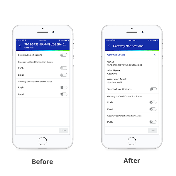 Gateway Details Enhancement