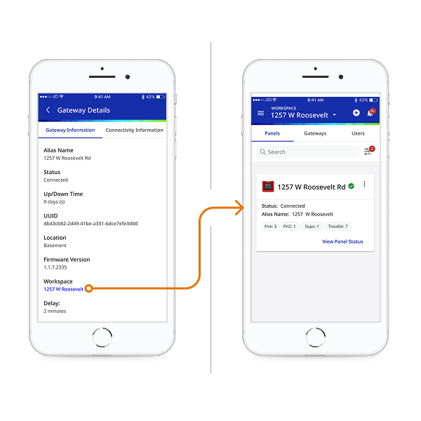 Workspace Should be a Clickable Link on the Gateway Details